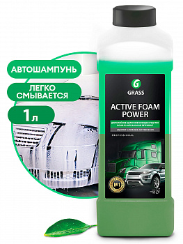 Средство для бесконт.мойки GraSS Активная пена "Active Foam Power" концентрат  1 кг  113140  (12)