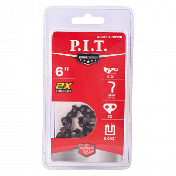 Цепь 0,3" 1,1мм 32зв. 6" P.I.T. для PKE20H-150A (ASCH01-0632R)