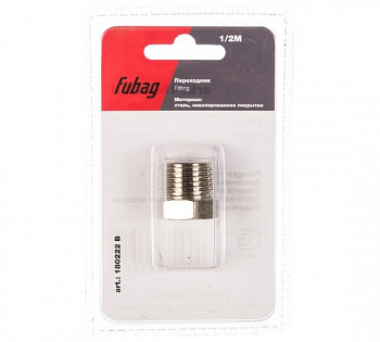 Переходник Fubag 1/2"М  заглушка  блистер 1 шт 180222B