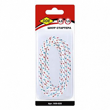 Шнур стартера  в блистере  DDE ø4,5 мм × 1,5 м 909-020