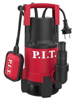 Насос дренажный P.I.T. PSW1100-W1 (1100Вт, гряз вода, напор 12м, производ 300л/мин, корпус ударпластик)