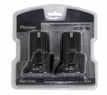 Аккумулятор Pioneer VCB-16 16,8В, 2Ач, Li-Ion, 2шт, для моделей CD-E1602BL-12C, CID-E1602BL-22C