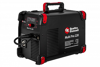 Свар.полуавтомат QUATTRO ELEMENTI Multi Pro 220 (220A, 3 вида сварки MIG/TIG/MMA, кат. 5кг, дисплей)