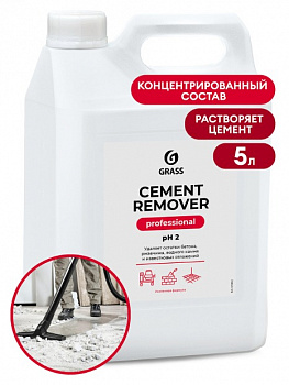 Средство моющее GraSS CEMENT REMOVER для очистки после ремонта 5,8кг  125442  (4)