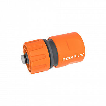 Коннектор для шлангов с аквастопом MAXPILER MHC-005S Basic (1/2")