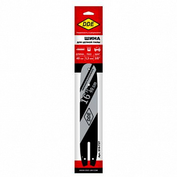 Шина 3/8"- 1,3- 55z- 16" DDE сварная (для цепи 91P/VS/VXL)(160SDEA074)