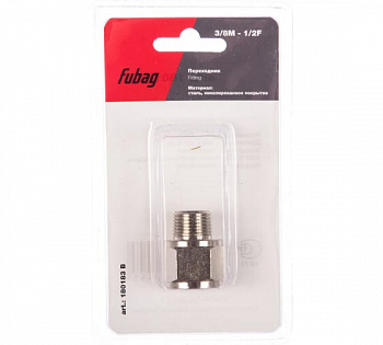 Переходник Fubag 3/8"M - 1/2"F блистер 1 шт 180183B