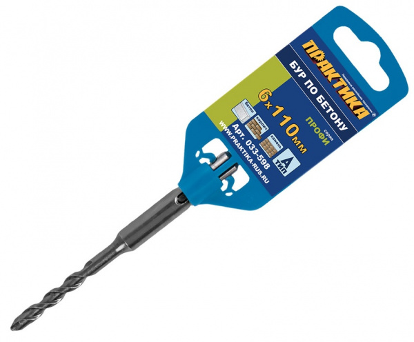 Бур Практика SDS+ 6*110мм 033-598