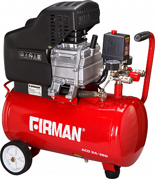 Компрессор  24 FIRMAN ACD-24/260 (260л/мин, 24л, 8 бар, 1,8 кВт, 220В/50Гц, прямой привод, 23кг)