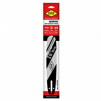 Шина 3/8"- 1,3- 56- 16" DDE сварная (для цепи 91P/VS/VXL)(160SPEA041)