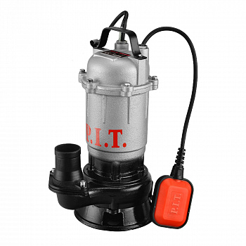 Насос фекальный P.I.T. PSW1100-W2 (1100Вт, с ножом, напор 20м, произ-ть 250л/мин, чугун, поплав. выкл.) НОЖ