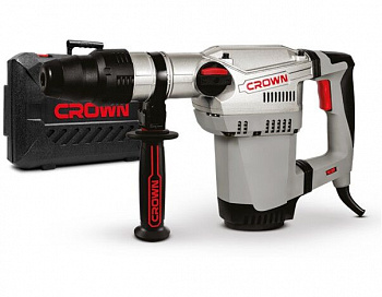Перфоратор CROWN CT18118V BMC (Construction, SDS-MAX, 1250Вт, 10Дж, 0-3000 уд/мин, кейс)