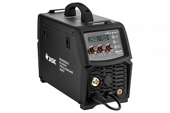Сварочный полуавтомат СВАРОГ REAL SMART MIG 200 BLACK (N2A5) 6,8кВт, 30-200А маска+краги  98557