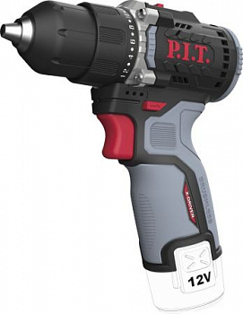 Дрель акк бесщет. P.I.T. PBM 12K-10B X-DRIVER SOLO(12В,35Нм, патр10 мм, 2ск, коробка без акк и зар)