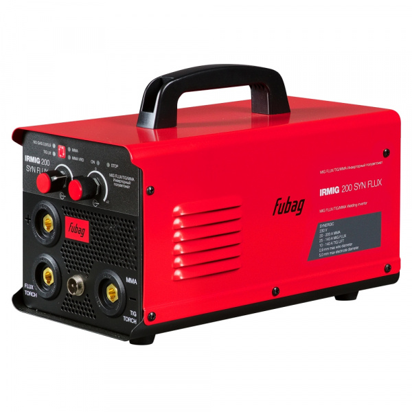 Сварочный полуавтомат FUBAG IRMIG 200 SYN FLUX (230В,MMA/FLUX/TIG)