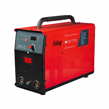 Сварочный инвертор FUBAG IN 316 T CEL (10-315А, 380В, ПВ60, MMA/TIG, электрод 1,6-6,0)