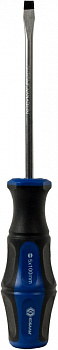 Отвёртка КОБАЛЬТ Ultra Grip SL 5,0 х 100 мм CR-V, 2компонентная рукоятка (1шт.) подвес 646-256