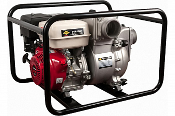Мотопомпа DDE PTR100H (вых 100мм,HONDA.GX390, напор 26м,1510л/мин,для грязной воды)
