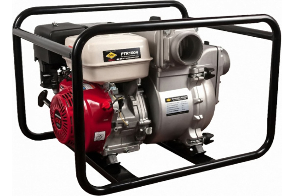 Мотопомпа DDE PTR100H (вых 100мм,HONDA.GX390, напор 26м,1510л/мин,для грязной воды)