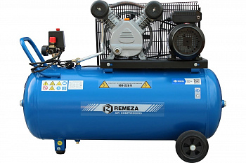 Компрессор 100 REMEZA CБ4/C-100 LB24A (220В/50Гц; ресивер 100л;360 л/мин; давление10 бар)