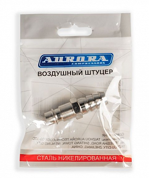 Разъем АВРОРА папа ёлка d.12мм M, RAPID, никелированная сталь, уп. 1шт  39247