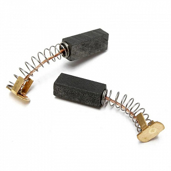 Щетка графитовая 450 MaxPiler CBSE 6x10x17 (пружина, пятак-уши (Greapo PQA 180c 1200Wt) 