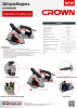 Штроборез CROWN CT13683-150 (150мм, 1700Вт)
