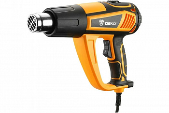 Фен DEKO HG2450W 2450Вт 2 реж 50-350/350-600С 300/500л/мин пл.рег. 4 насад 063-4335