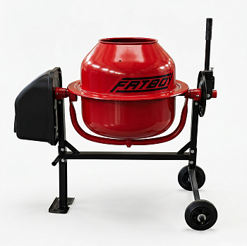 Бетоносмеситель  75 FATBOY GRIT-75C (375Вт, 75л, чугунный венец, рычаг опрокидывыния)