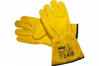 Краги сварщика Fubag на подкладке с кевларовой нитью желтые  FWGK 10Y