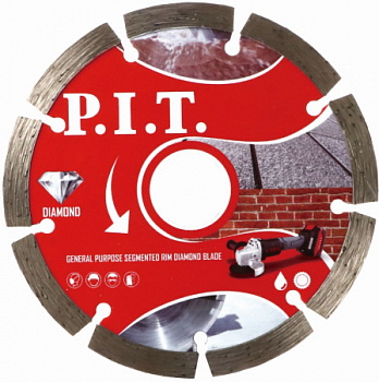 Диск алмазный 115х22х1,4 P.I.T. отрезной (сегментированный) (ACTW03-G115A)