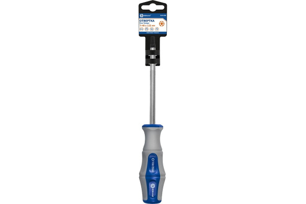 Отвертка Ultra Grip КОБАЛЬТ Torx Tamper-40 х 125 мм CR-V, двухкомпонентная рукоятка (1 шт.) подвес