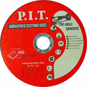 Диск 115х22,2х1,2 P.I.T. п/металлу 25 шт в уп.(ACTW01-1152) УПАКОВКА