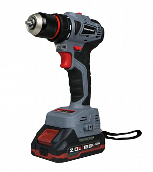 Дрель акк бесщет. Profipower MKBL-20B 20В, Li-ion-2шт, 20В-2.0Ач, 45нм, З/У, 0,8-10мм, кейс  T0056M1  (10)