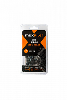 Цепь 325"- 1,3- 72 MaxPiler MXS (450мм./18",0,325",1,3 мм. 72 зв.(PIT GCS52-D1.GCS52-C2.Парма 2М Carver)  блистер