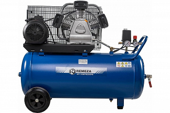 Компрессор 100 REMEZA CБ4/C-100 LB40 (380 В/50Гц;3,0 кВт; ресивер 100л; 580л/мин; давление 10бар)