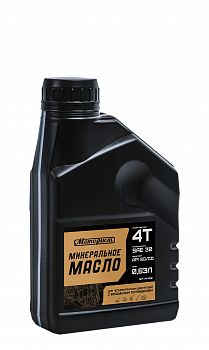 Масло 4-х тактное минеральное МОТОРИСТ 4Т SAE 30 API SG/CD 0,63л (20шт. в упак.) ЧЗ