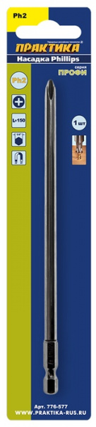 Бита Практика "Профи" РН-2 150мм 776-577