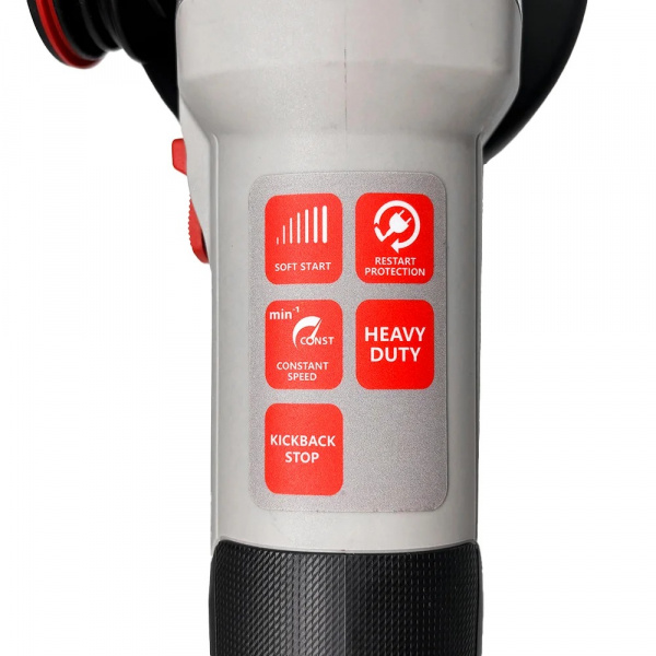 Шлифмашина угл CROWN CT13678-125RS (CS) (1700Вт, М14, 125мм, плавный пуск, защита от повторного пуск
