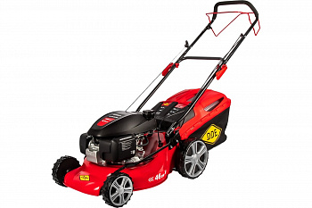Газонокос.бенз.кол.DDE LM 46-60 DH (Honda, 5,5 л.с.,3600об/мин, шир.скаш.460мм, выс.скаш.25-75мм, травосборник 60 л, самоход) 915-014
