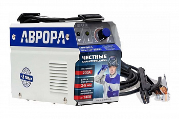 Сварочный инвертор АВРОРА Вектор 2000 ММА 8.4кВт, 20-200А, 1,6-5,0d  23834