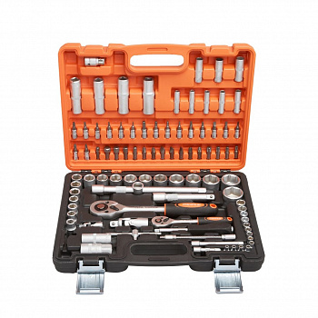 Набор инструментов MaxPiler MXT-94-SET (94 предмета, 1/2" и 1/4", CrV)