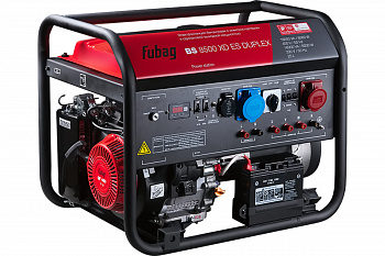 Электростанция бенз. Fubag BS 8500 XD ES DUPLEX (8,0/8.5кВт, 380В, бак25л, эл.старт., одинаковая мощность на 220В и 380В) 641090