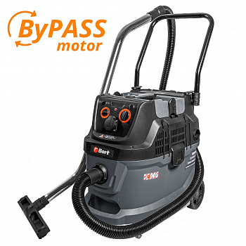 Пылесос BORT BAX-600E  (1,6кВт, 40л, шланг 3м, розетка 2кВт , сухая и влажная уборка)  93418149