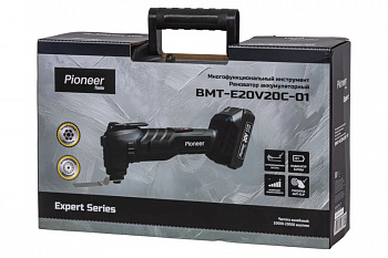 Многофункциональный инструмент акк бесщет. Pioneer BMT-E20V20C-01 б/щет, 20В,1акк*2Ач, ЗУ  (4)