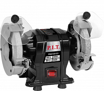 Точило 125 P.I.T. PBG125-C3 (Ø125х12,7х16мм, 200Вт. 2950 об/мин)