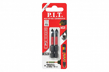 Бита ударная P.I.T. PH1x50 мм 2 шт в уп.(ASDR02-50PH1)