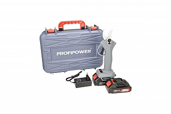 Секатор акк бесщет. Profipower MKGSP-18V (18В, 2акк*2,0Ач, толщ.реза 30мм, ЗУ, кейс, запасн.лезвия)  E0099  (5)