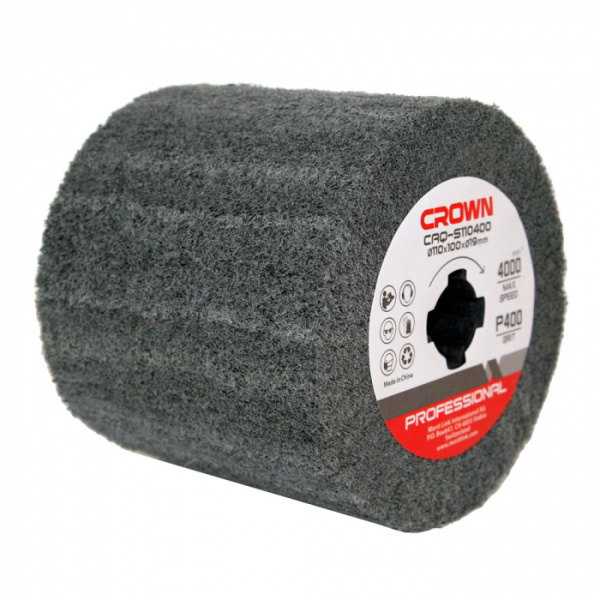 Щетка абразивная CROWN CAQ-S110400 (Φ110x100)