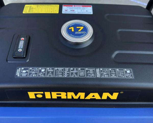 Электростанция бенз. FIRMAN RU4910E (2,8/3,2кВт, 220В, эл. старт, 1,1л/час, бак 15л, двиг. EX210E,